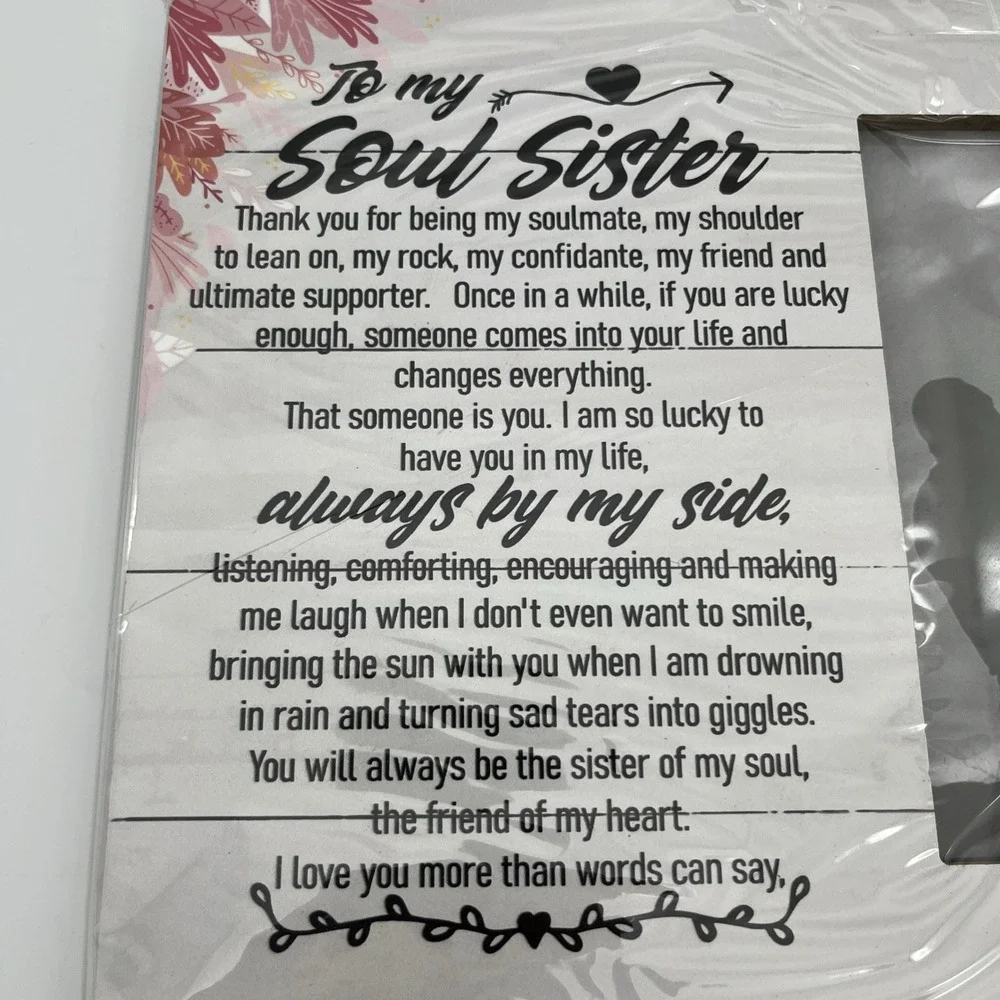 Soul Sisters Wooden Picture‎ Frame